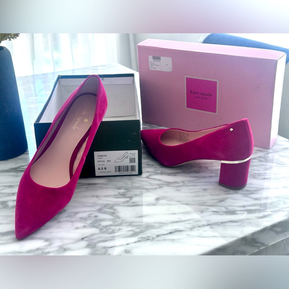 NIB Kate Spade Majorca pump lava falls red 8.5